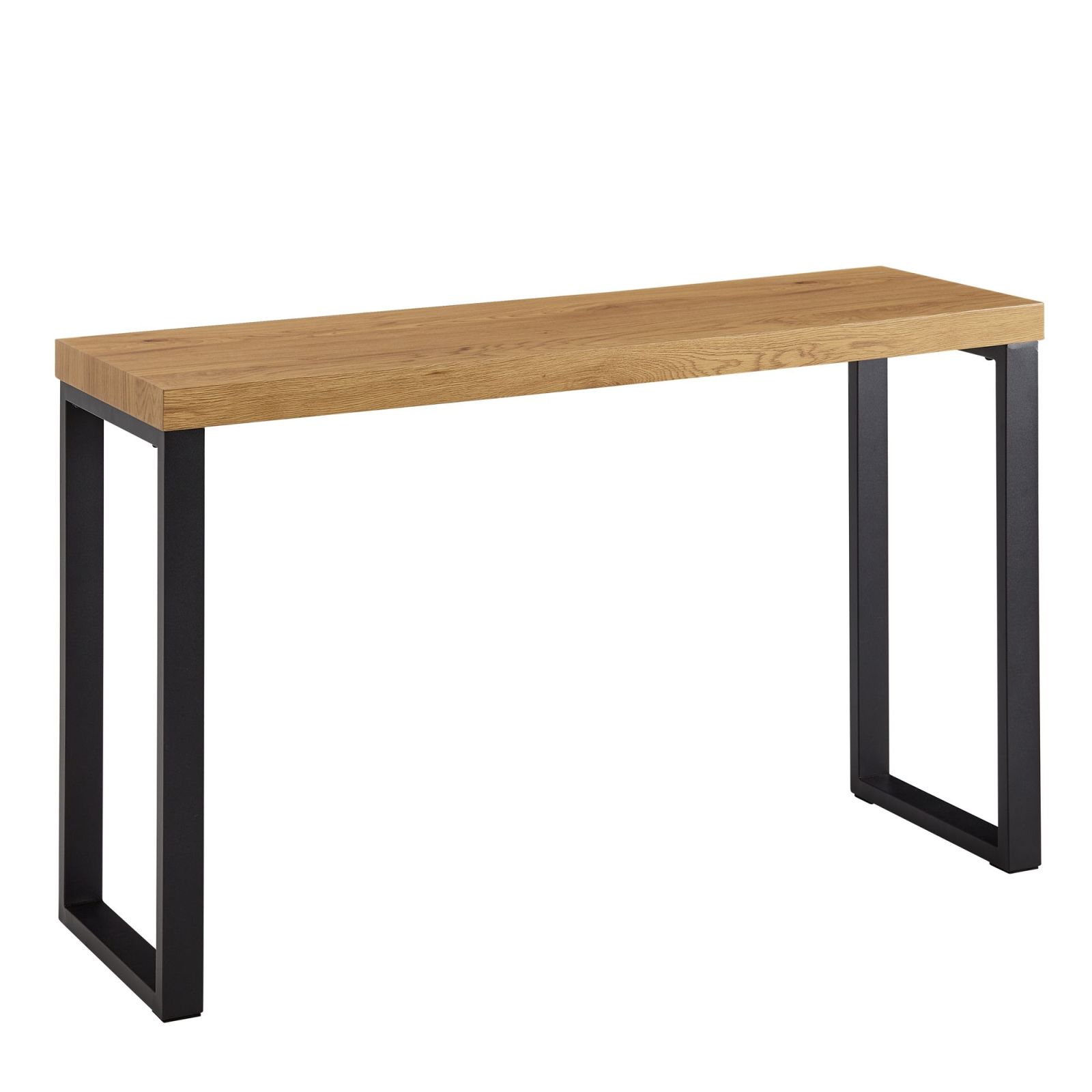 Konsolentisch - schwarz-Eiche - 120 cm breit