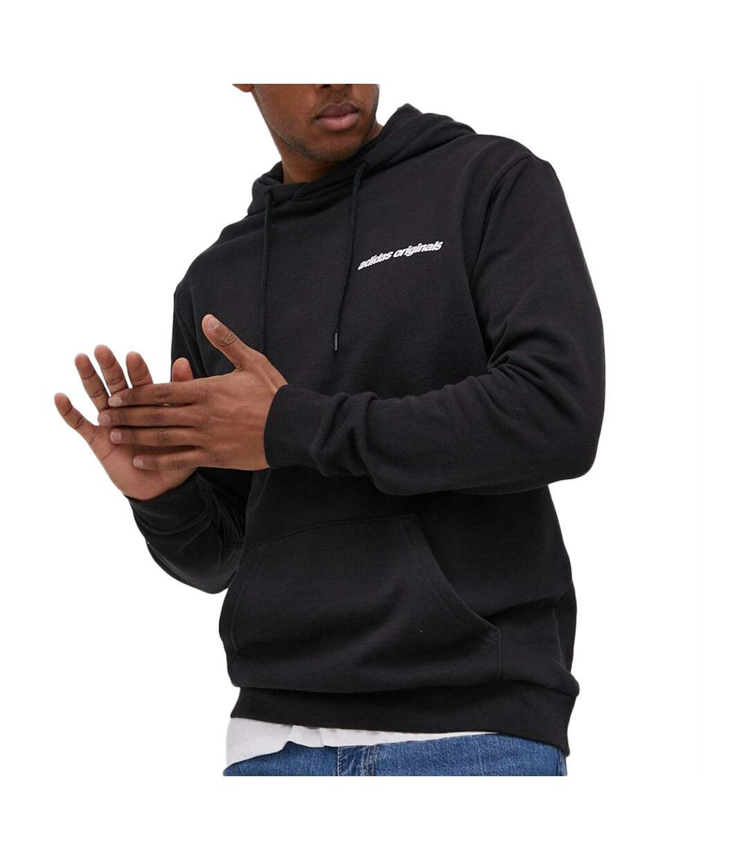 Sweat Noir Homme Adidas Hoodie 1