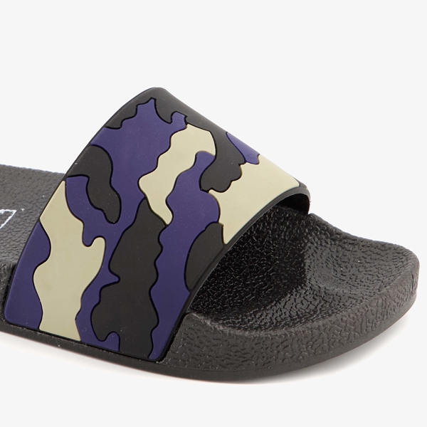 Kinder badslippers met camouflageprint