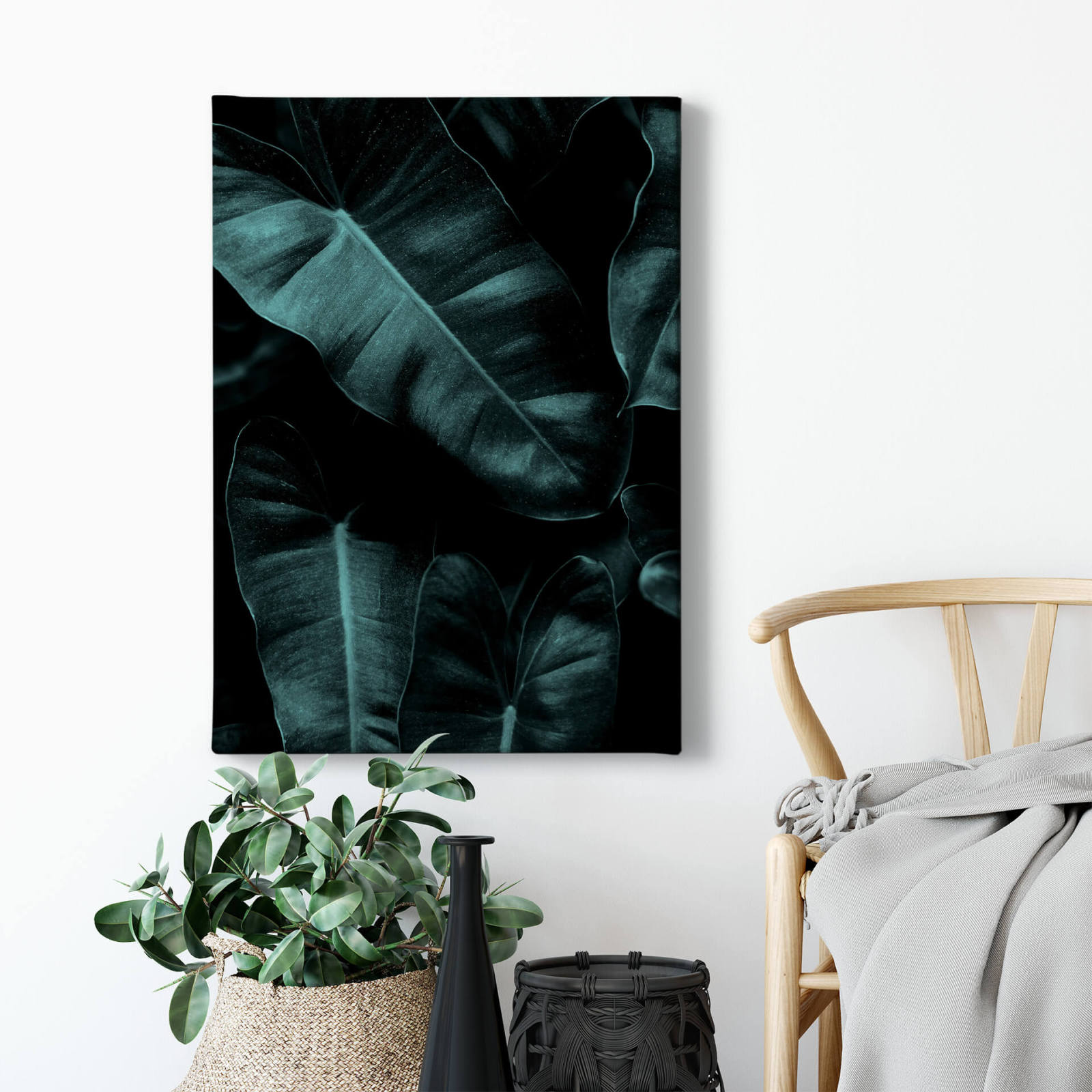 Leinwandbild DSCHUNGEL - grün - 50x70 cm
