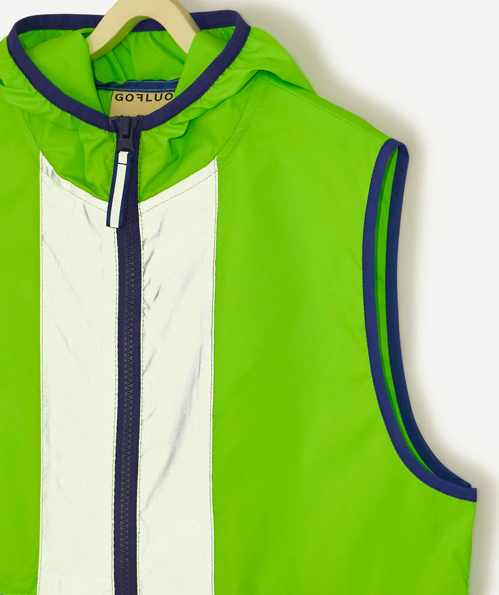 GOFLUOGILET DE SÉCURITÉ VERT JOY AVEC CAPUCHE