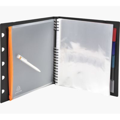 Exacompta Exactive Exaview - Porte vues - 60 vues - A4 - noir