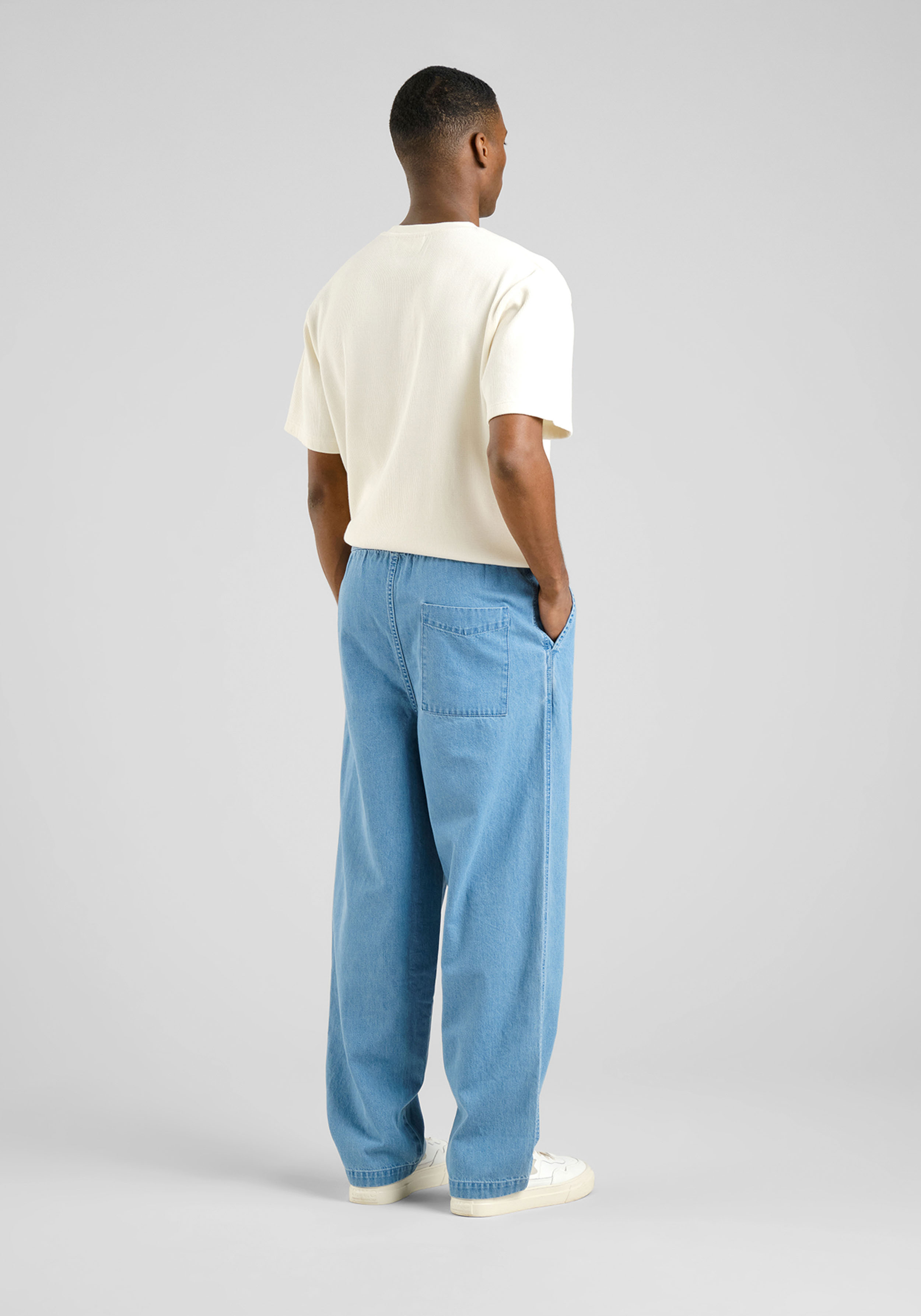 Dedicated Stoffhose Klitmoeller Demin Light Blue