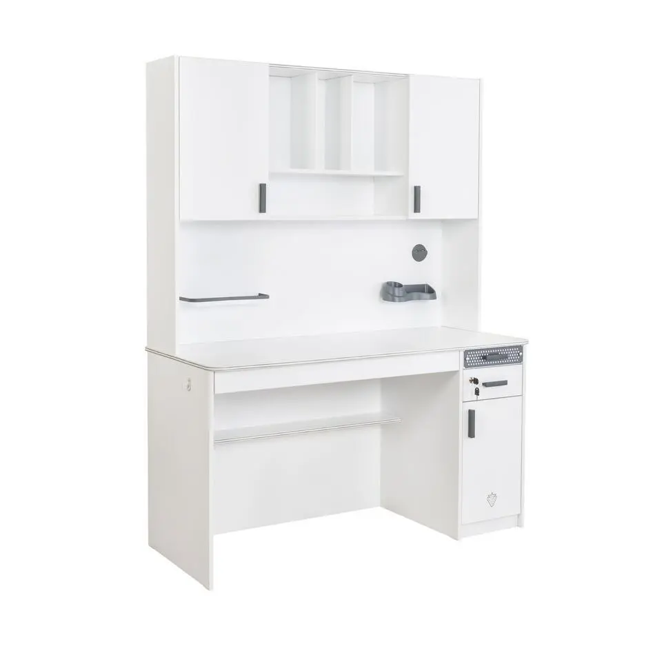 California - Bureau - Tienerkamer - 58x138x75 cm - Wit