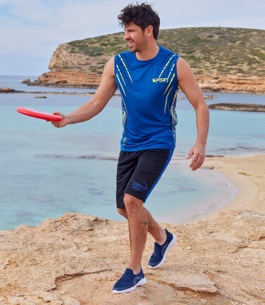 Lot de 3 Tee-Shirts Sans Manches Sport Line