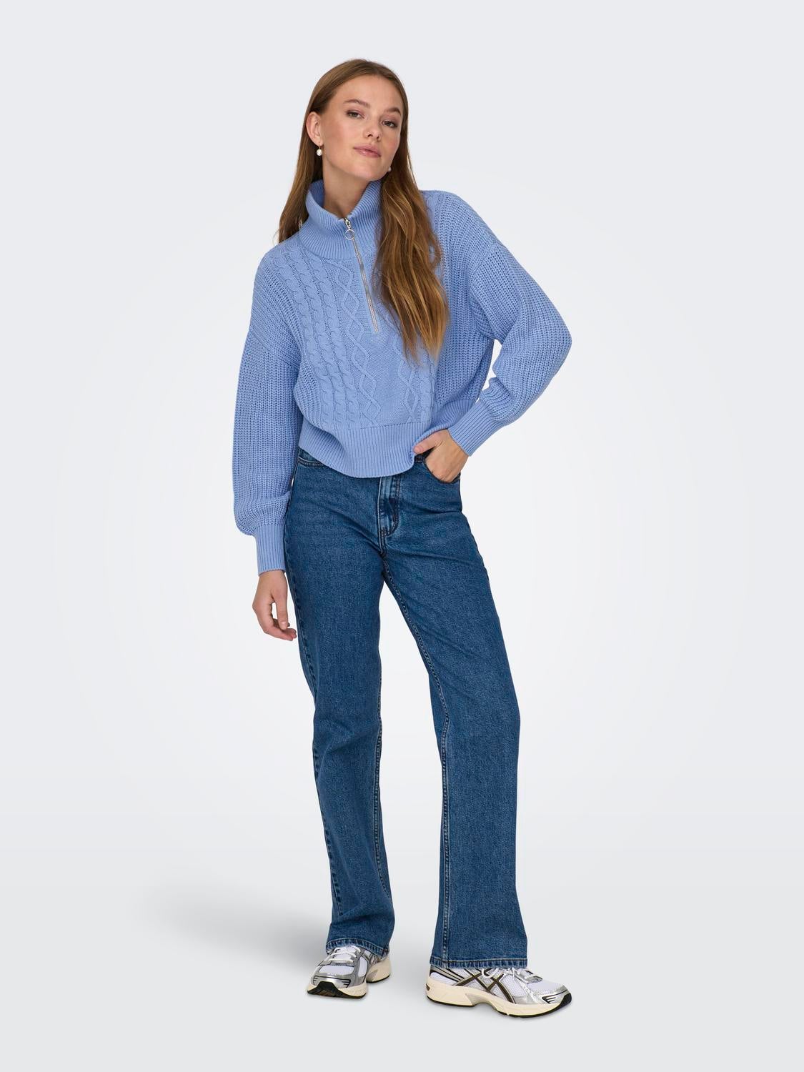 ONLDORITTA Strickpullover Grapemist