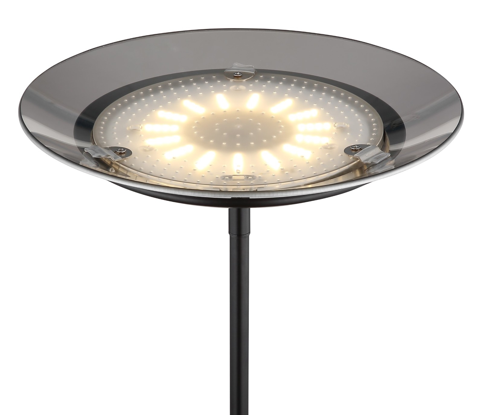 LED-Deckenfluter - schwarz matt - 180 cm - dimmbar