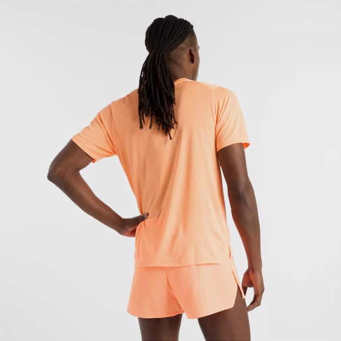 New Balance Herre T-shirts Athletics Graphic SS Tee Orange