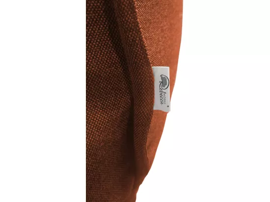 Housse Pouf Sans Remplissage Orange Polyester Zipper 70x80x90
