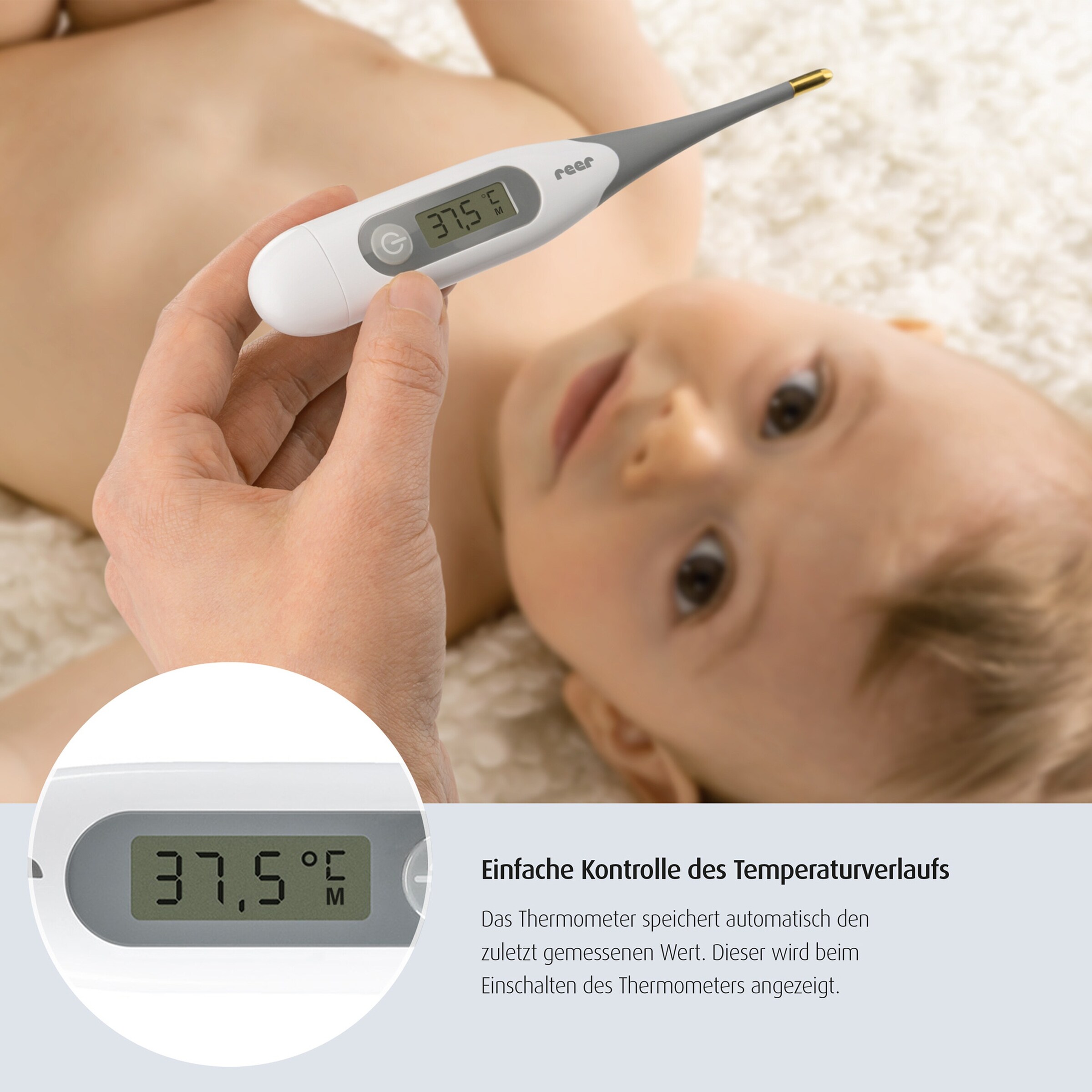 reer Fieberthermometer ExpressTemp mit flexibler Spitze