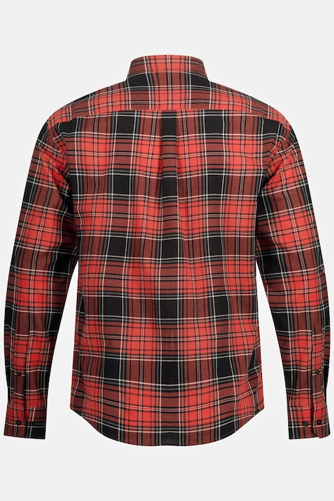 Karohemd, Langarm, Buttondown-Kragen, Modern Fit