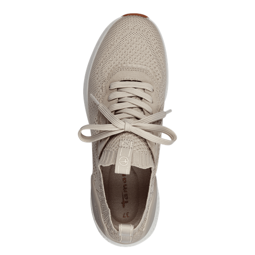 Tamaris Textile Sneakers, Ivory Metallic, 37