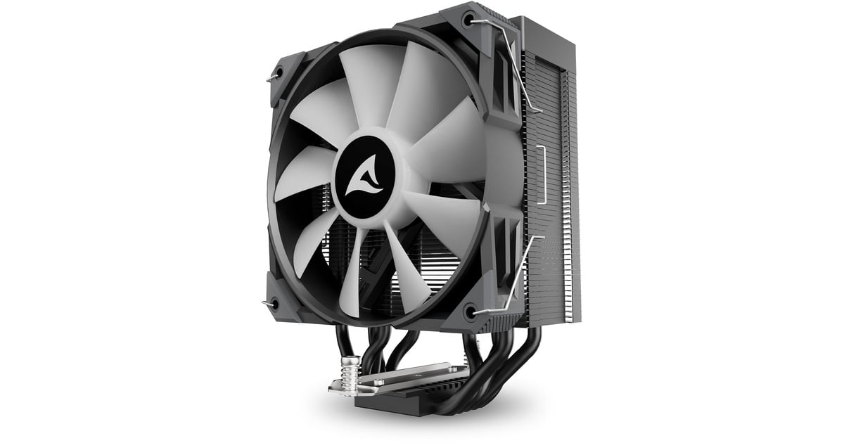 SharkoonA50 RGB CPU-koeler  (Zwart, 4-pins PWM fan-connector)