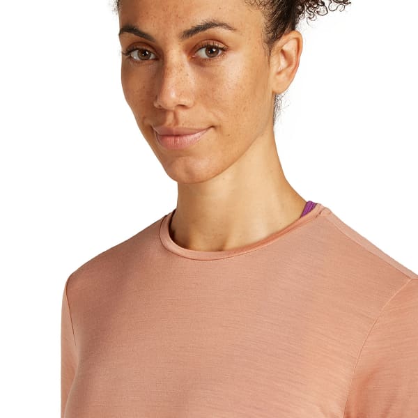 T-shirt randonnée ICEBREAKER W MERINO 125 COOL-LITE SPHERE III LS TEE DESERT SAND