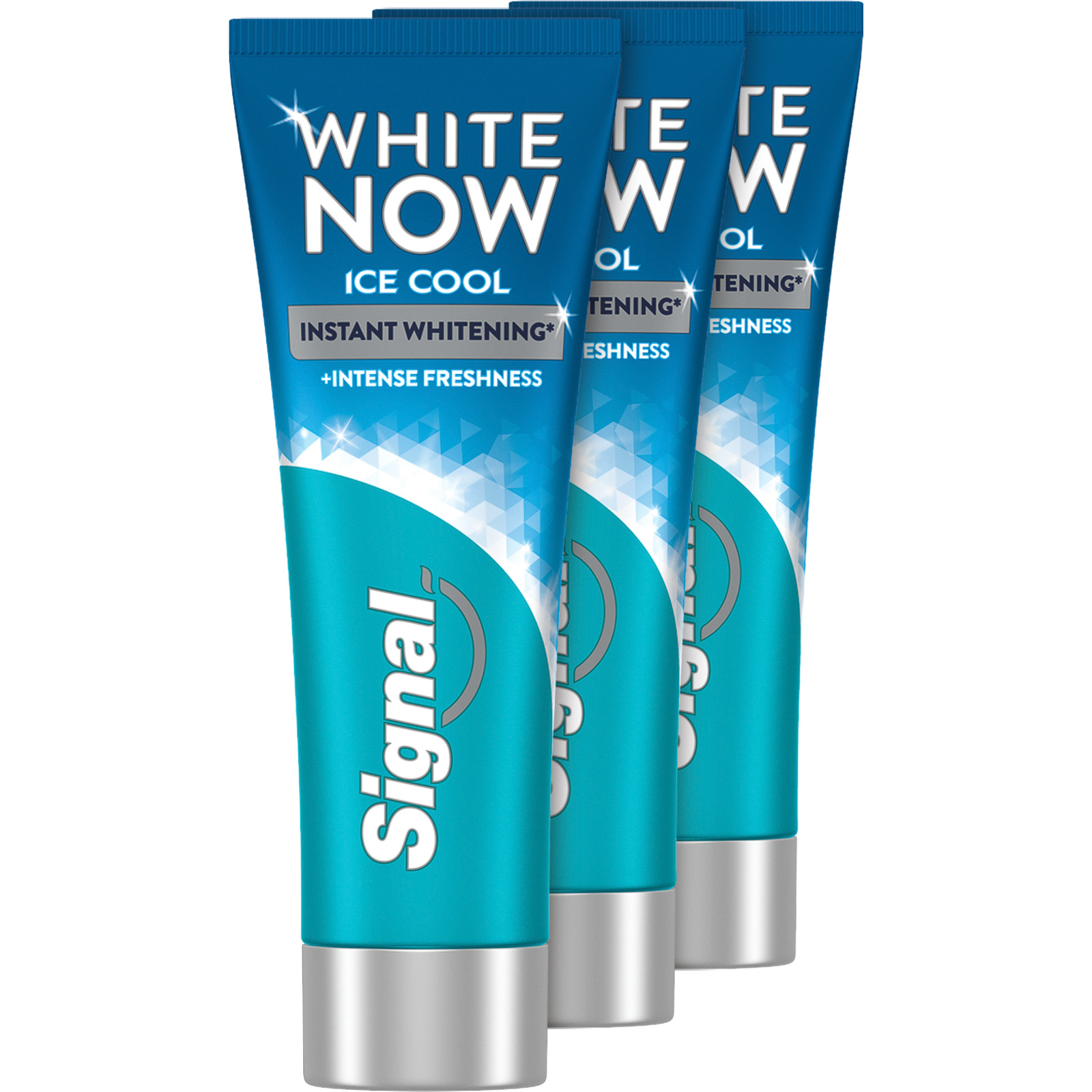 Signal Zahnpasta White Now Ice Cool 3 x 75 ml