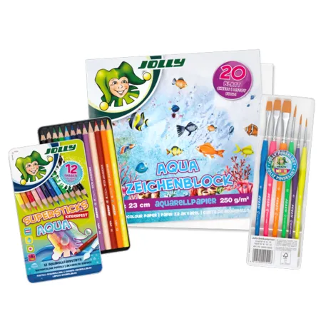 Jolly Aquarell-Set Supersticks Aqua
