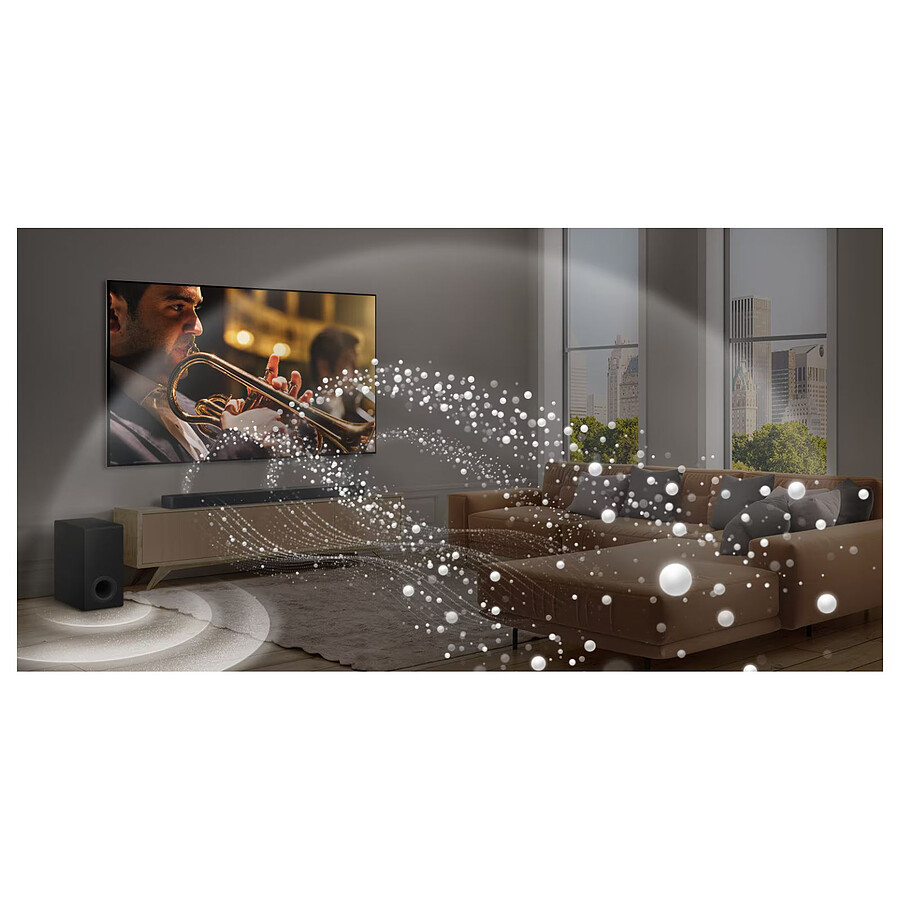 LG OLED83G4 + S90TY - TV OLED 4K UHD HDR - 210 cm - Barre de son