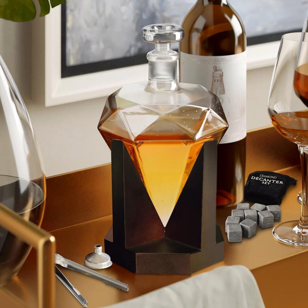 Diamant Karaffel I Glas