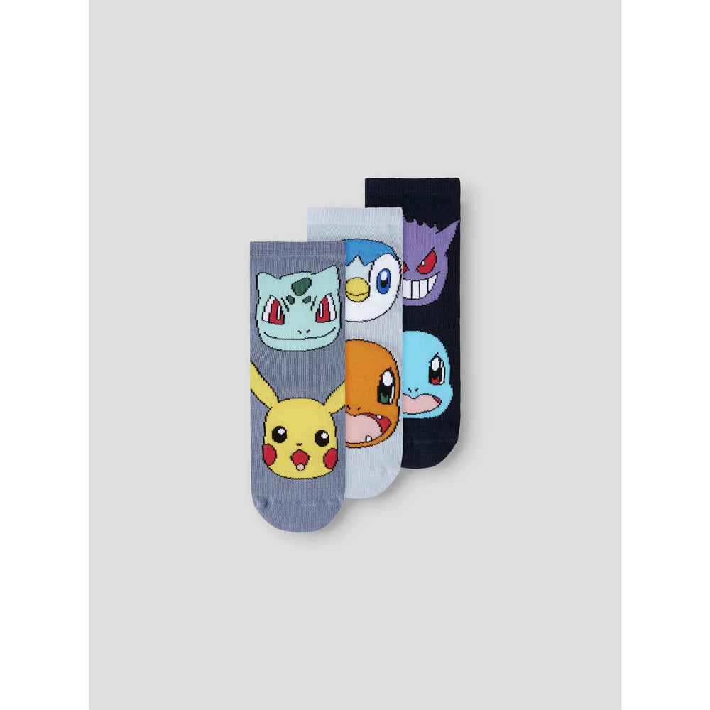Køb Name It Navy Blazer Nmmnoris Pokemon 3p Strømper Sky