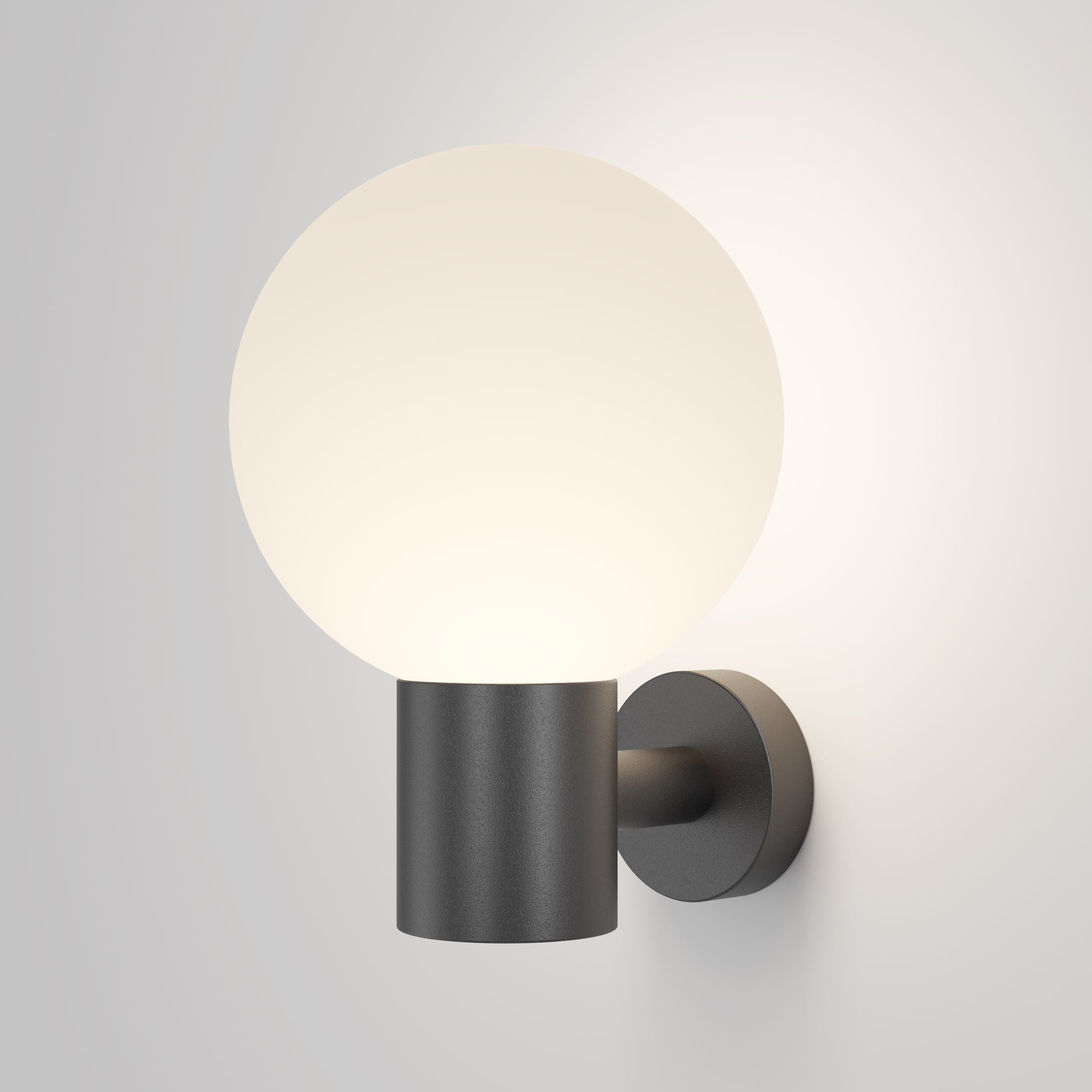 Maytoni Outdoor - Wandlamp Bold - Zwart - Ã20