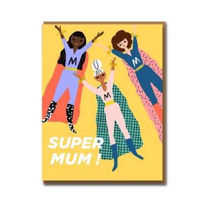 Super Mum Greetings Card