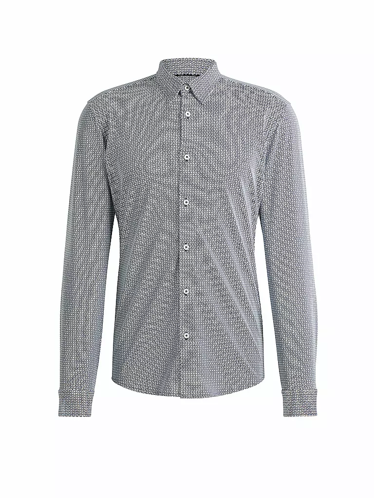 BOSS Hemd Slim Fit ROAN dunkelblau
