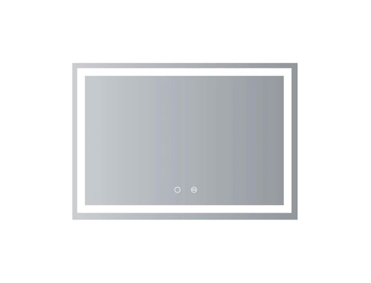 CRISTALED - Miroir de salle de bains lumineux éclairage intégré led fron...