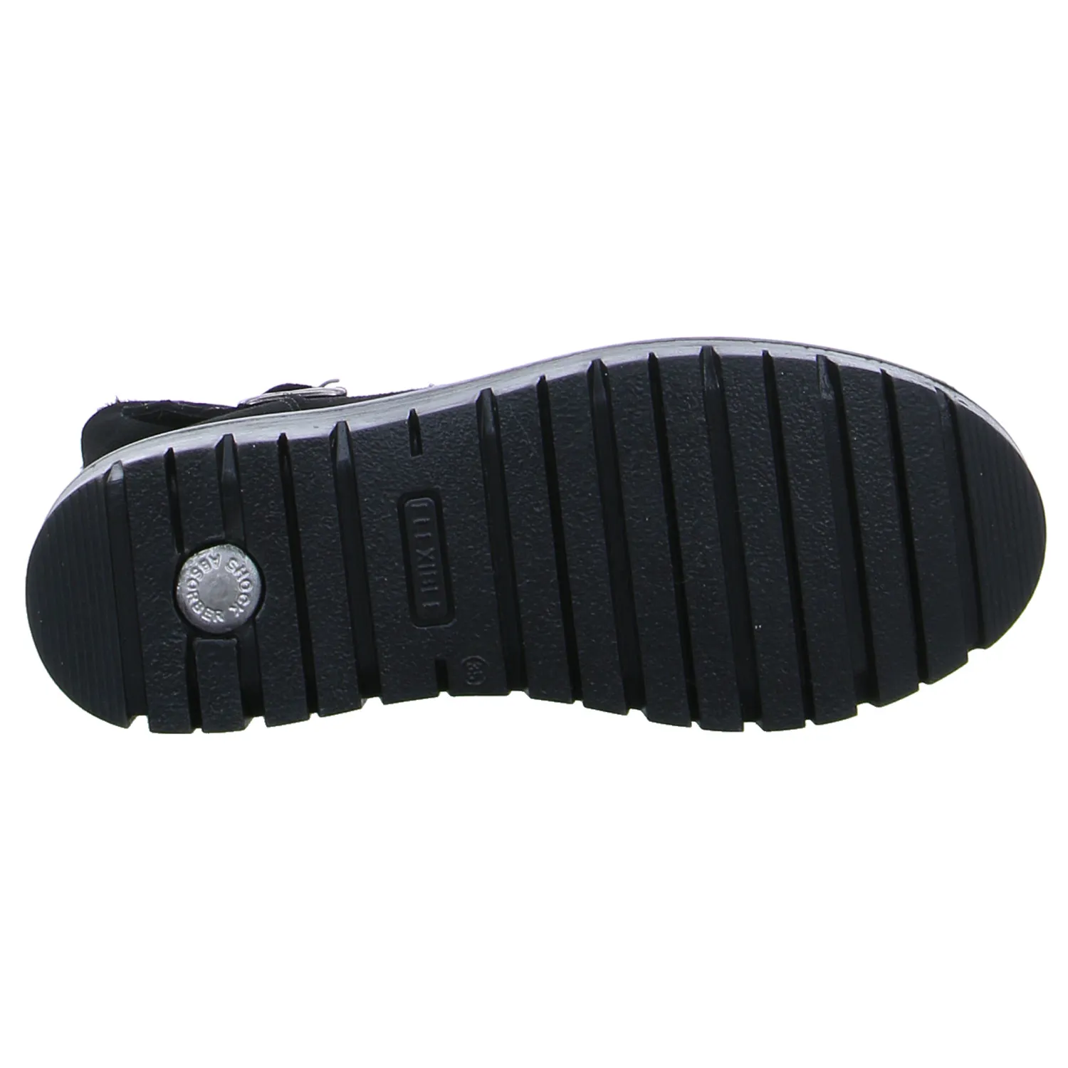 SCHUHENGEL Mädchen-Winter-Bottine Schwarz Leder  Stiefelette