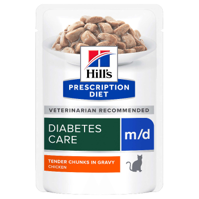 Hill's VET Katze Prescription Diet m/d mit Huhn 12x85g