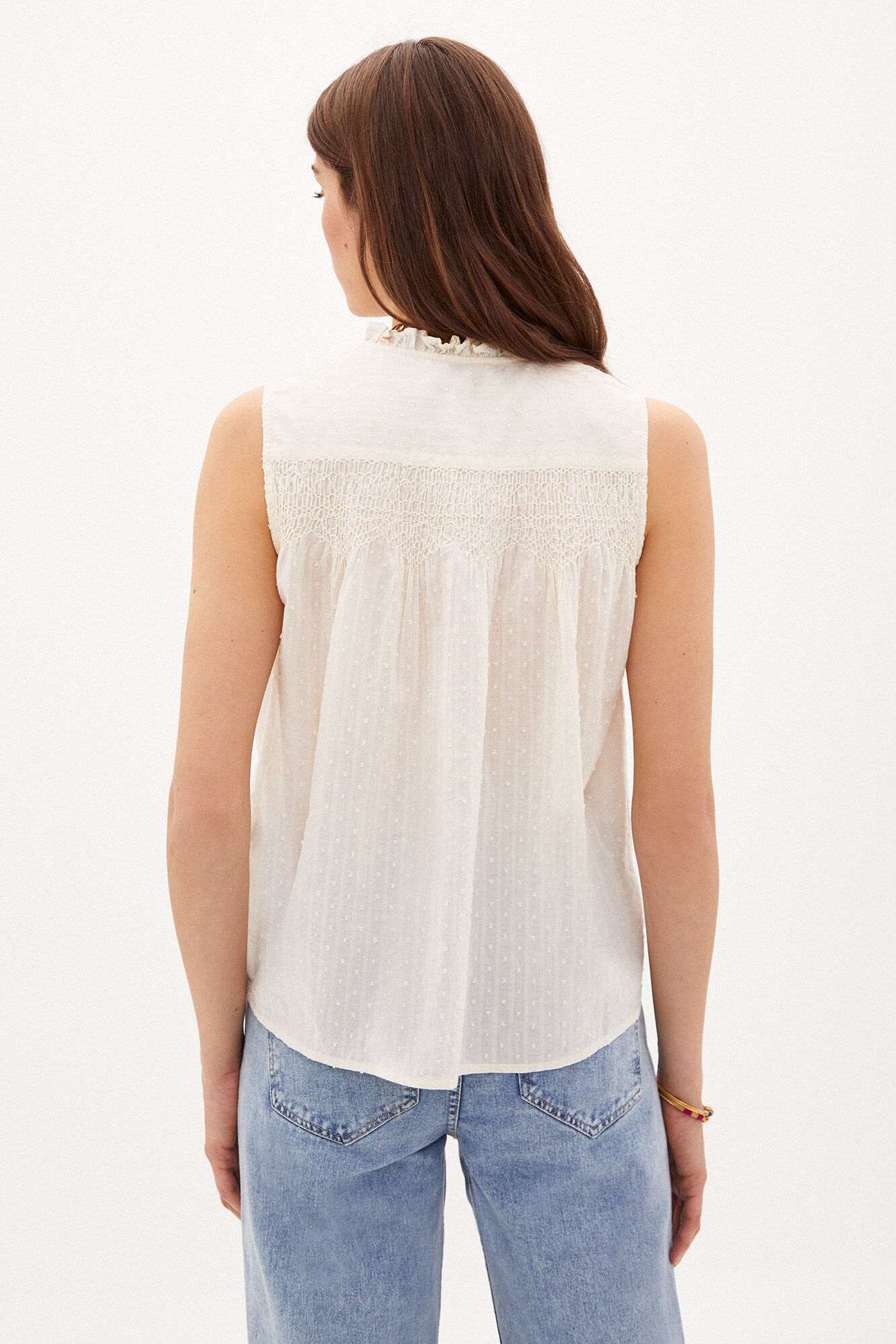 Camisa Liana de algodão - Branca