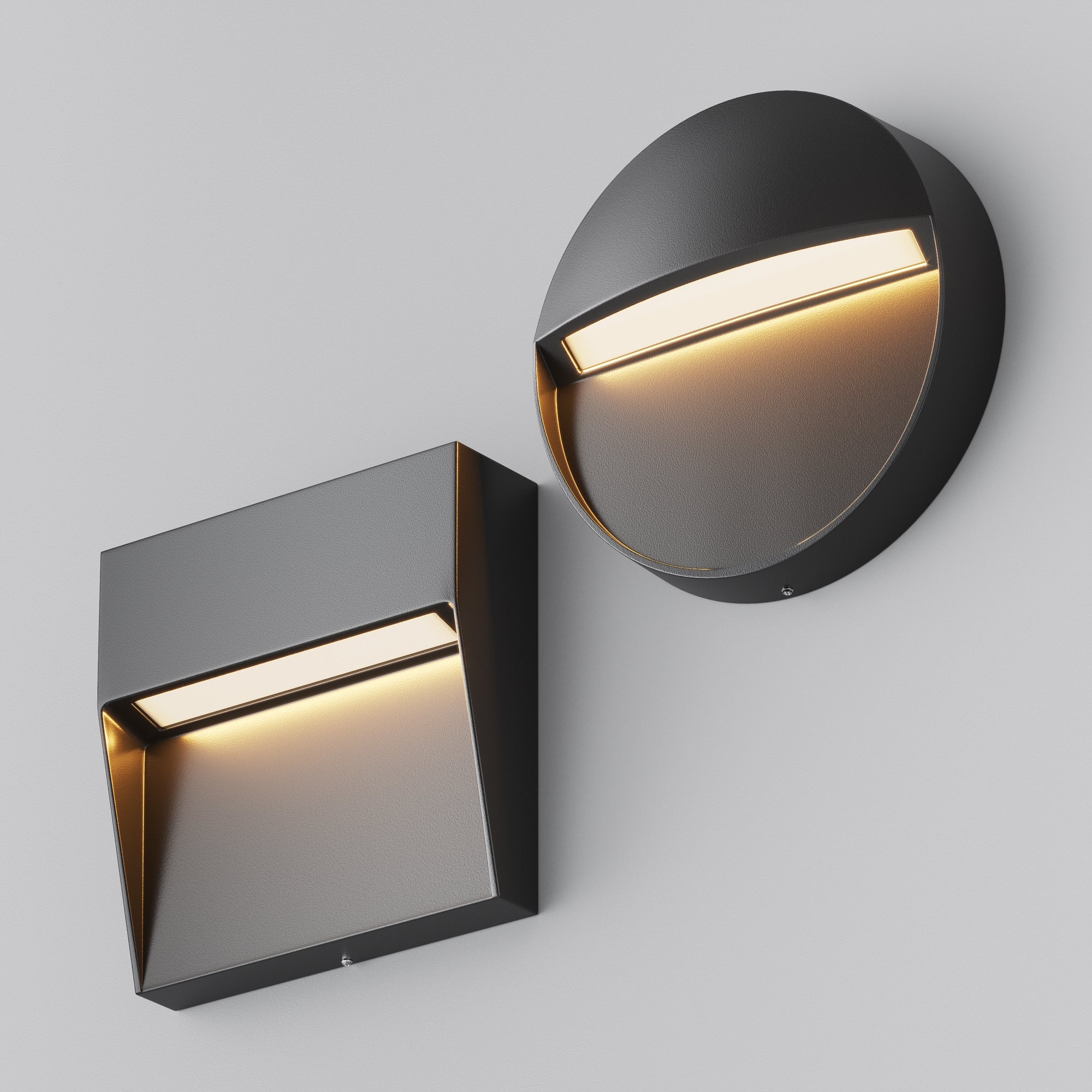 Maytoni Outdoor - Verlichting voor trappen Mane - Zwart - Ã12