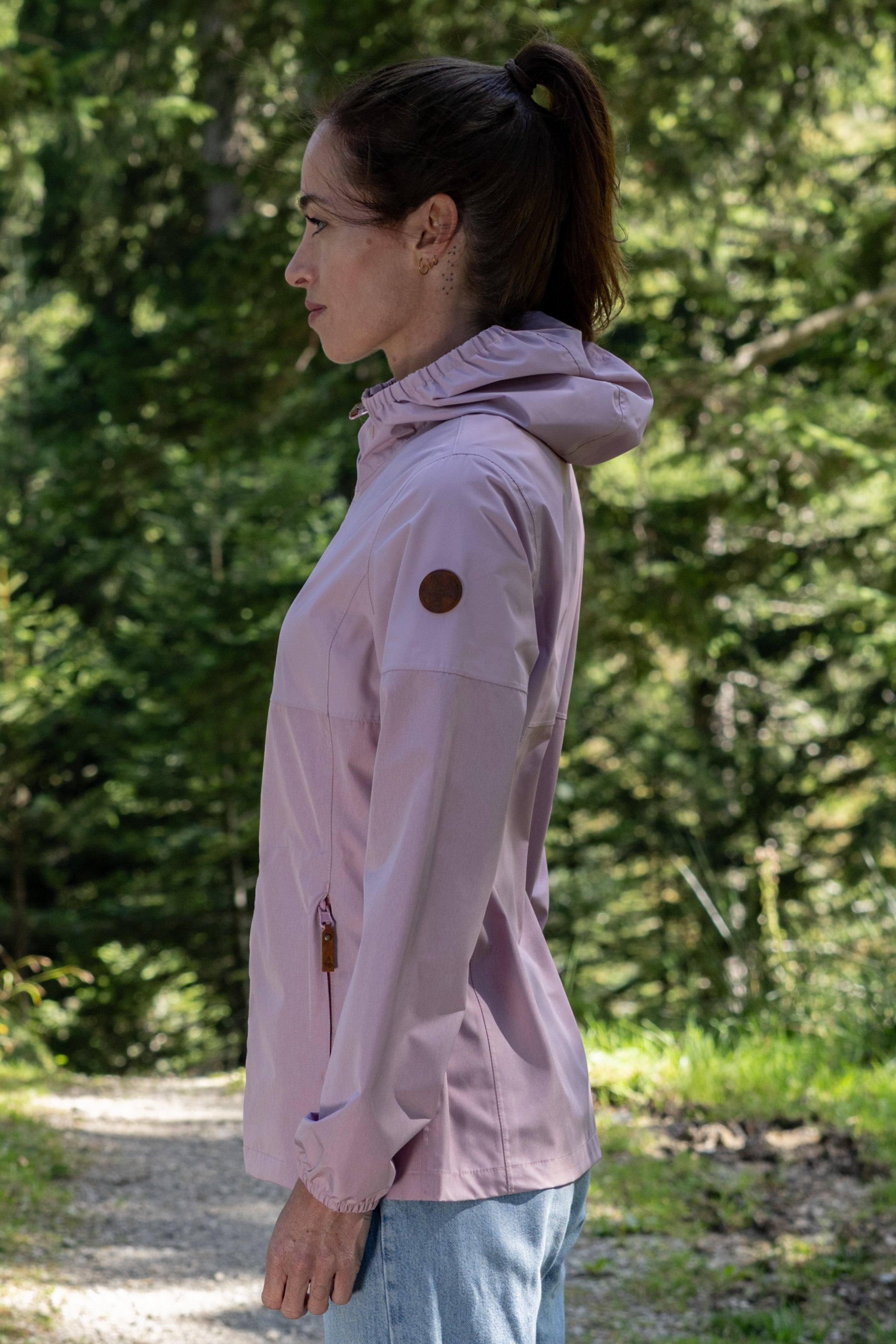 Frauen Regenjacke Travellight mauve shadows