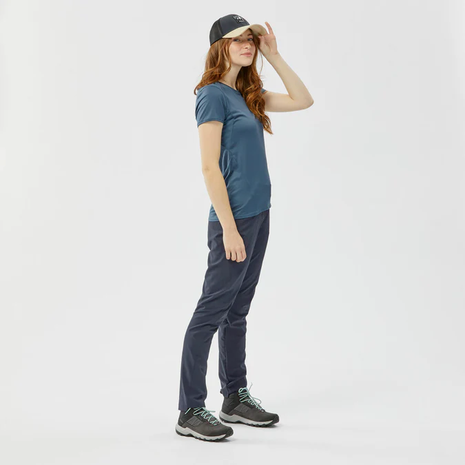 Decathlon Quechua - Calça de caminhada feminina Quechua para montanha MH100