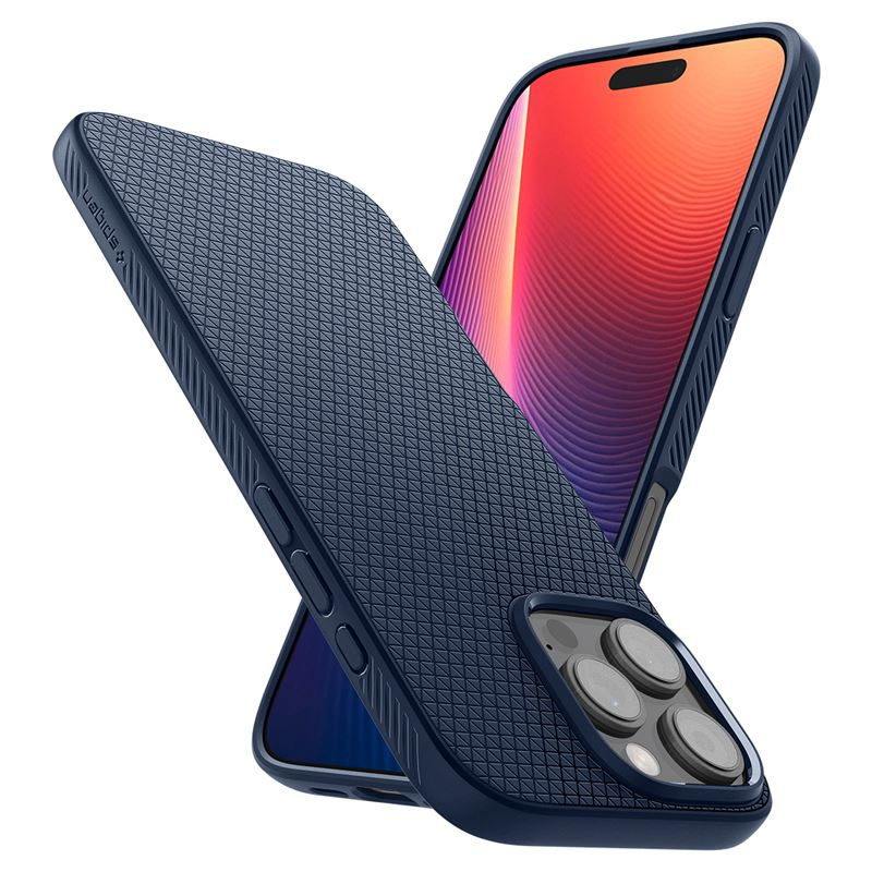 iPhone 16 Pro Max Liquid Air Case Gummi Hülle (ACS07989) - Navy (Blau)