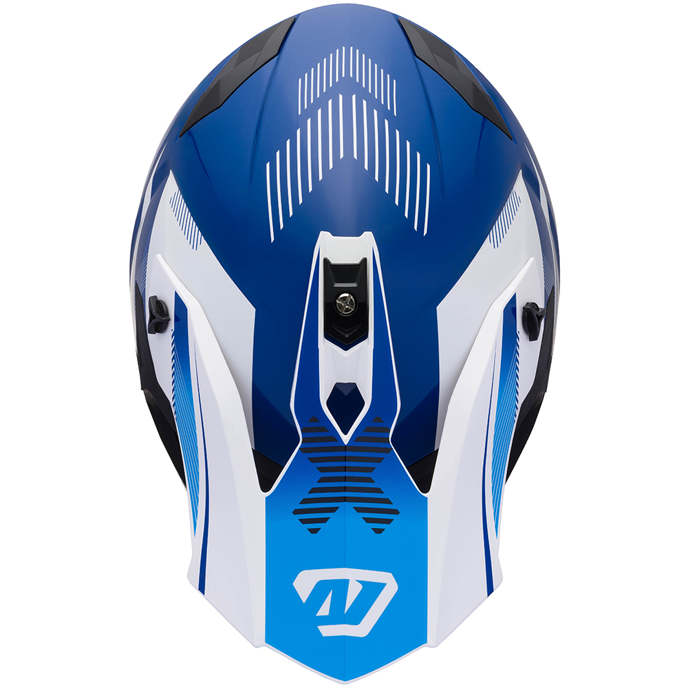 All One - Casque Nemesis Hero Bleu / Blanc