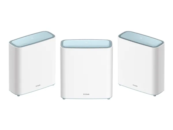 D-Link EAGLE PRO AI M32-3 - Wi-Fi-system - (3 routere) - op til 740 kvm - mesh 1GbE - Wi-Fi 6 - Dual Band