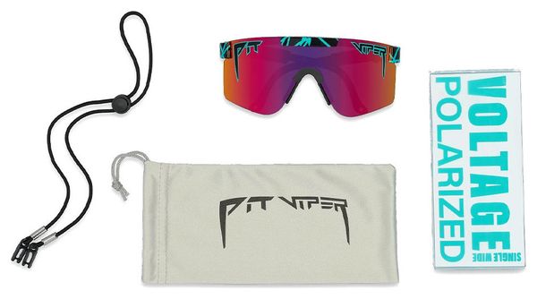 Paire de Lunettes Pit Viper The Voltage Original Wide Noir/Bleu/Violet