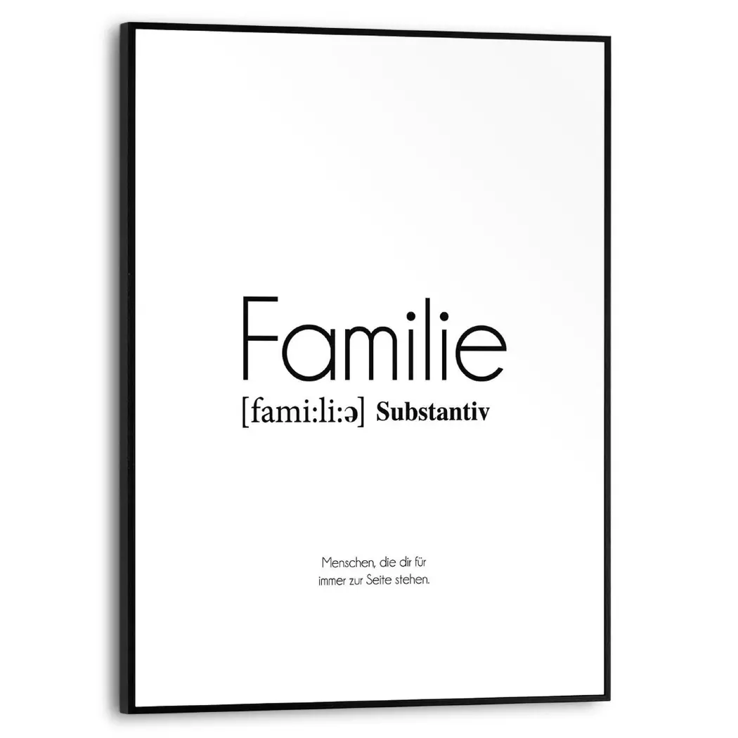Wandbild 30 x 40 cm Familie