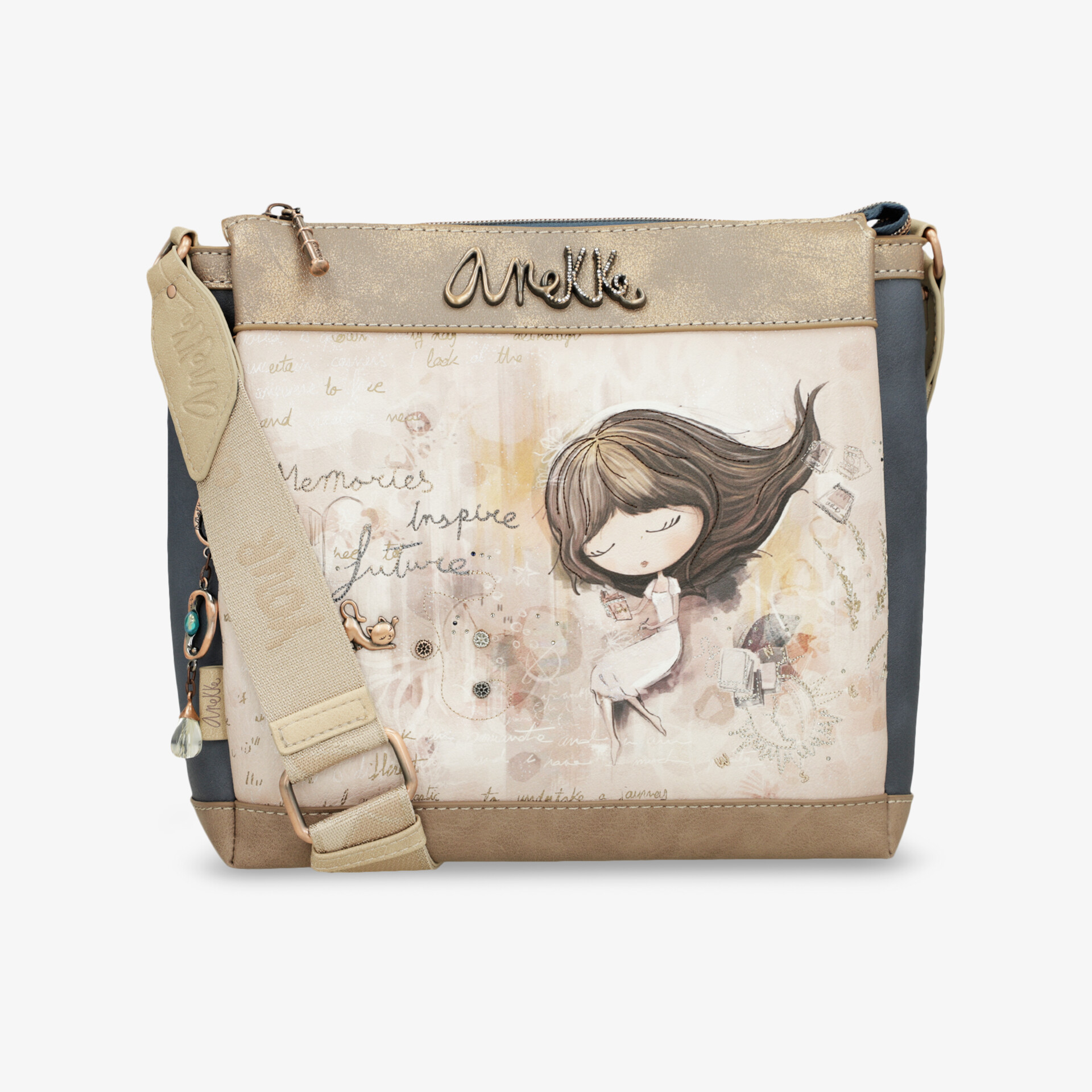 anekke MEMORIES Damen Umhängetasche beige
