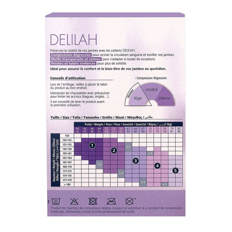 Delilah 70D collant de maintien beige T4