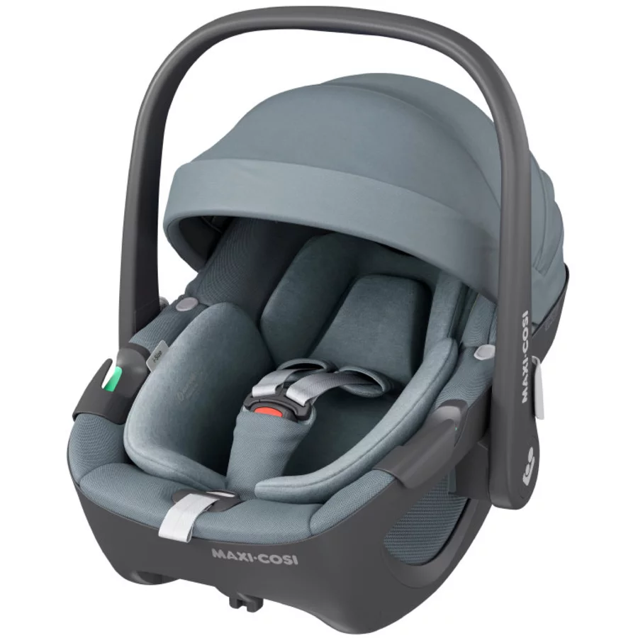 MAXI COSI Set Babyschale Pebble 360 Essential Grey plus Basisstation FamilyFix 360