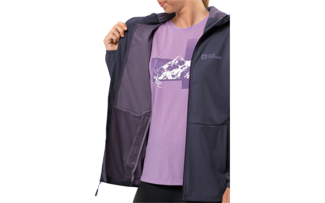 Jack Wolfskin Feldberg Hoody Damen Softshelljacke