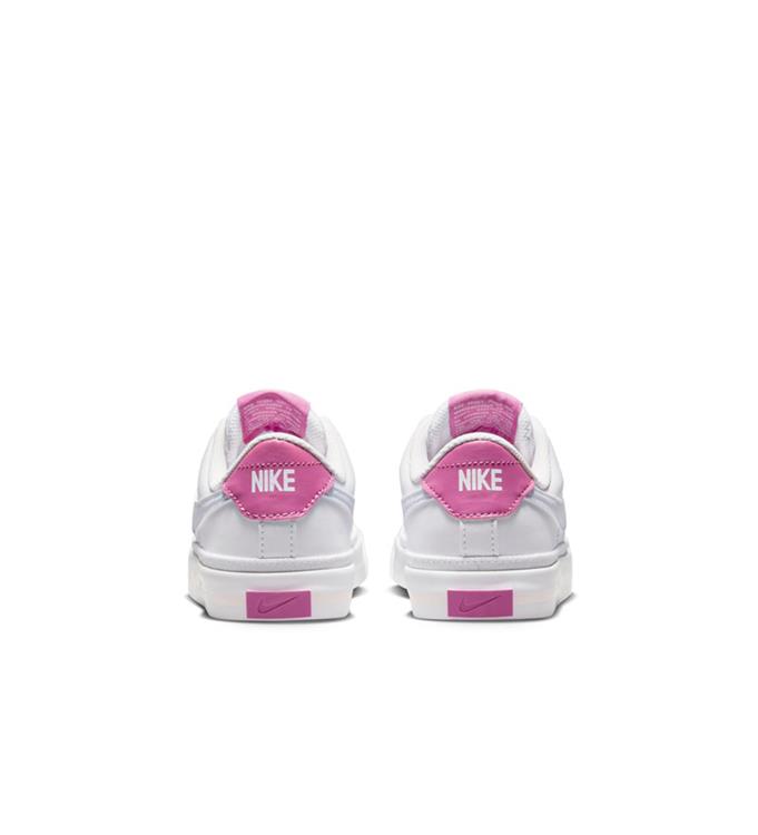 Nike Court Legacy Big Kids Shoes WHITE-FOOTBALL-GREY-COSMIC-FUC
