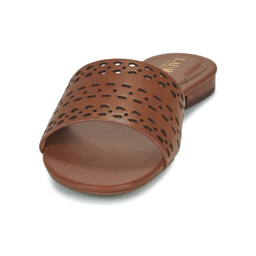Lauren Ralph Lauren - ANDEE-SANDALS-FLAT SANDAL Cognac