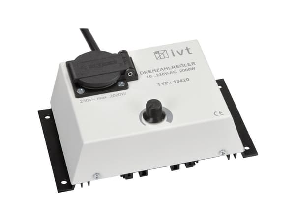 Ivt DR-2000 hånddimmer AC-spenningskontroller hastighetskontroller 2000 W dimmer (700100)