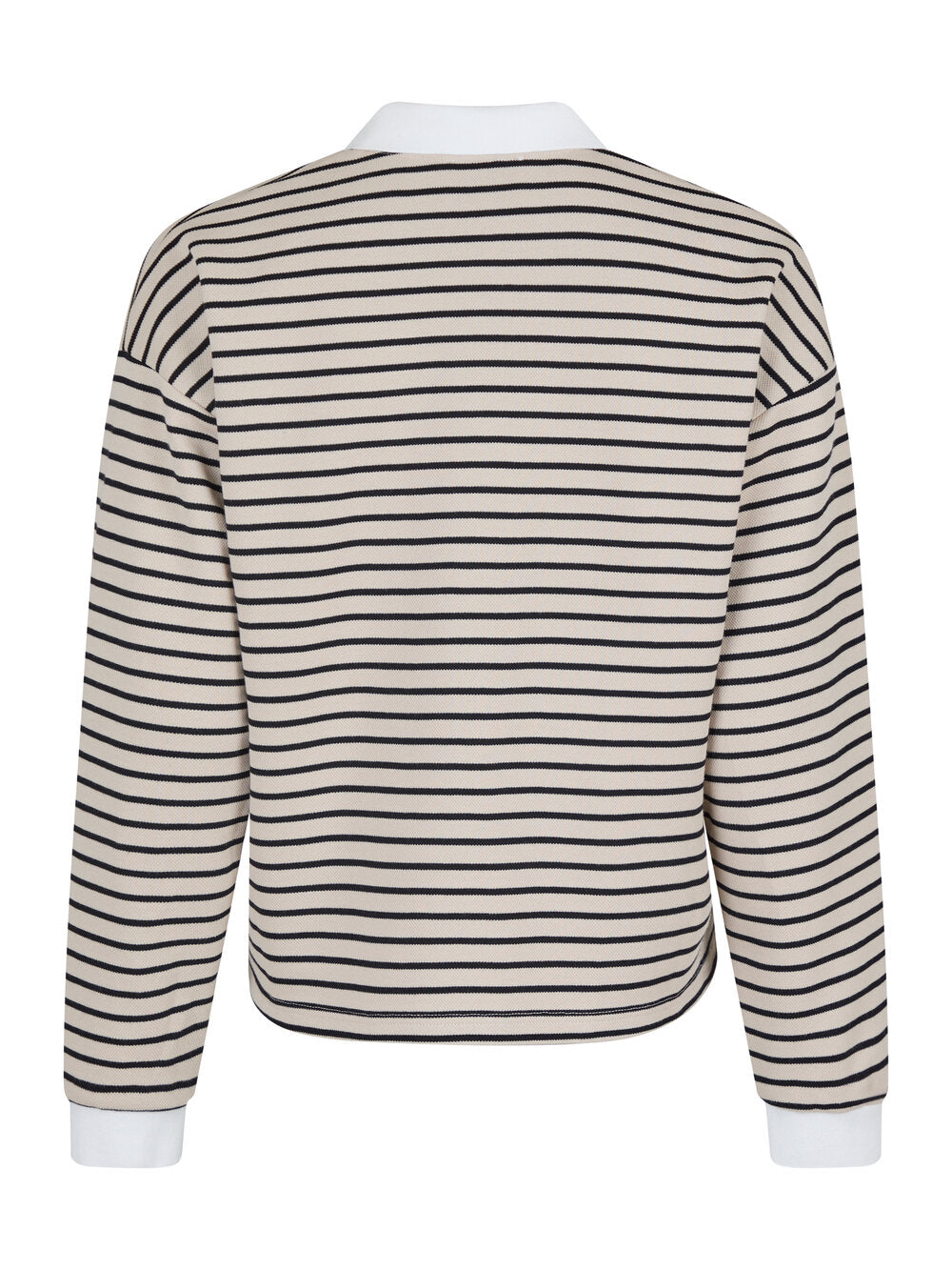 Neo Noir  Sara Stripe polotrøje - Sand