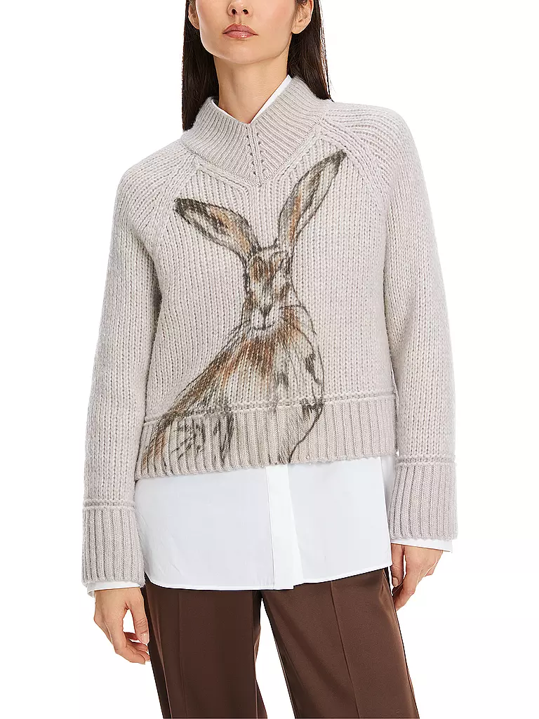 MARC CAIN Pullover grau