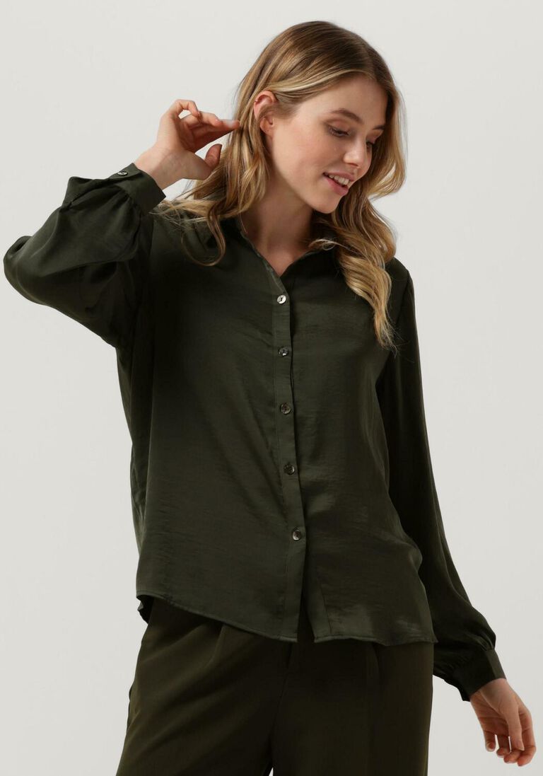 MY ESSENTIAL WARDROBE groene my essential wardrobe blouse hllo shirt