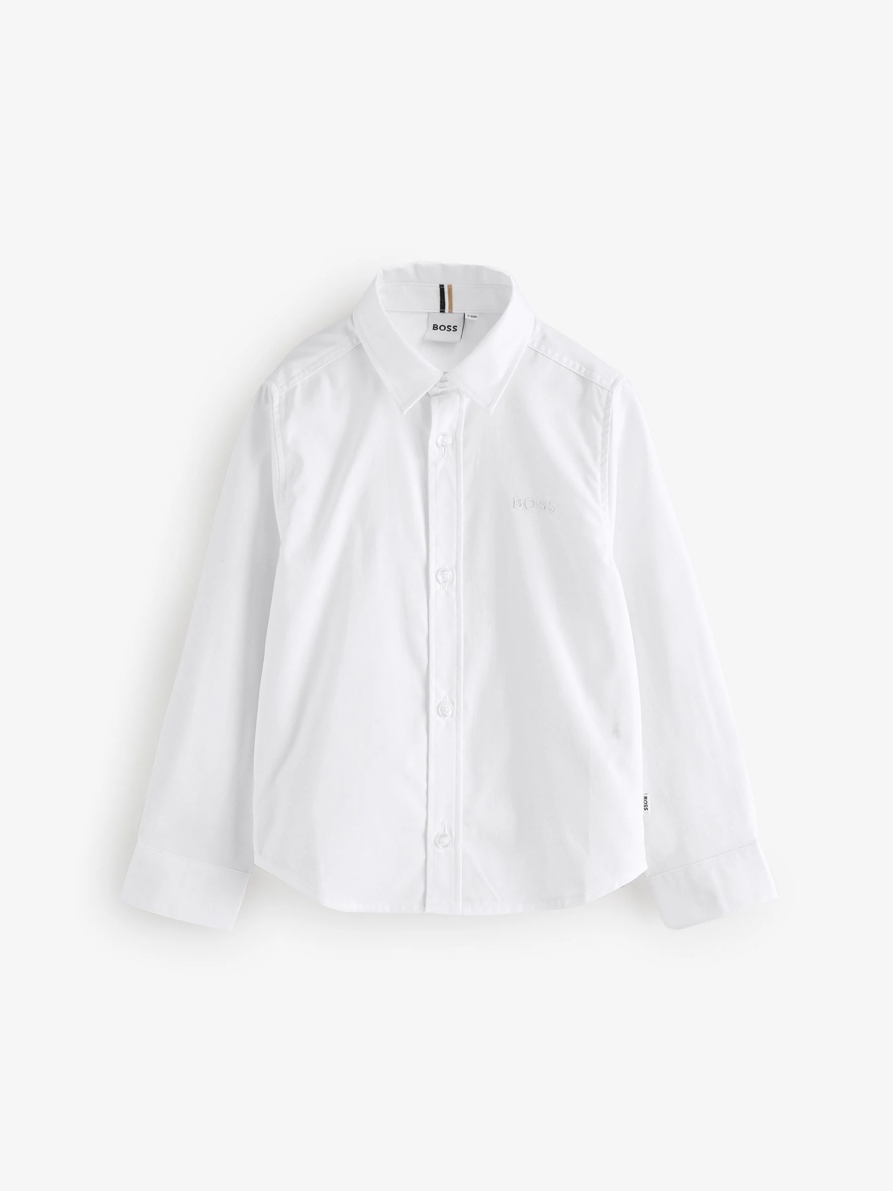 BOSS Long Sleeve Logo Occasion 100% Cotton Shirt