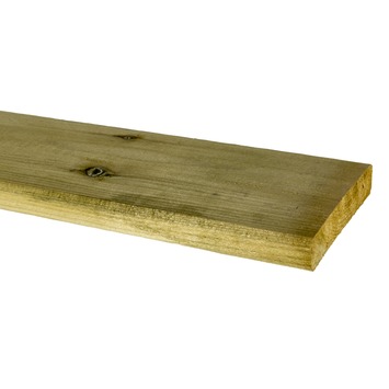 Tuinplank grenenhout geschaafd ca. 1,6 x 9,6 cm, lengte ca. 240 cm